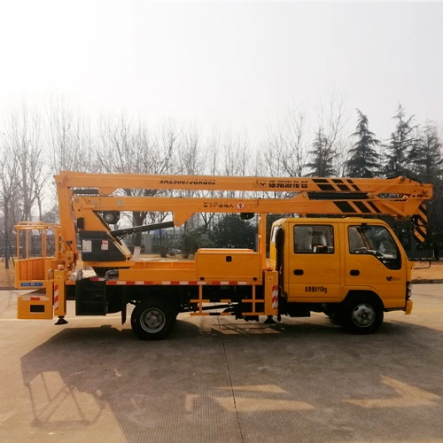 articulated boom lift platform